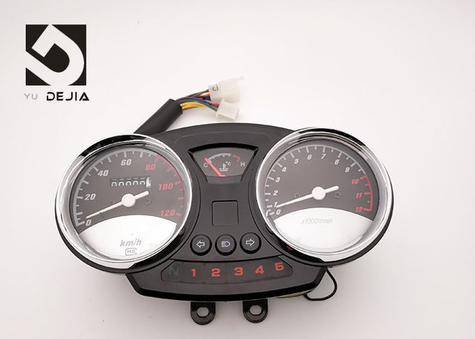 普遍的なオートバイの速度計および回転速度計の総表示器の水温ゲージ