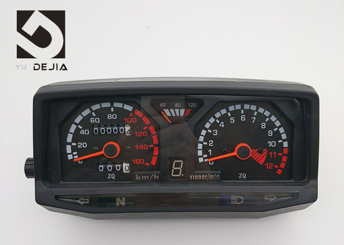 省エネの電子オートバイの回転速度計、オートバイの走行距離計の速度計